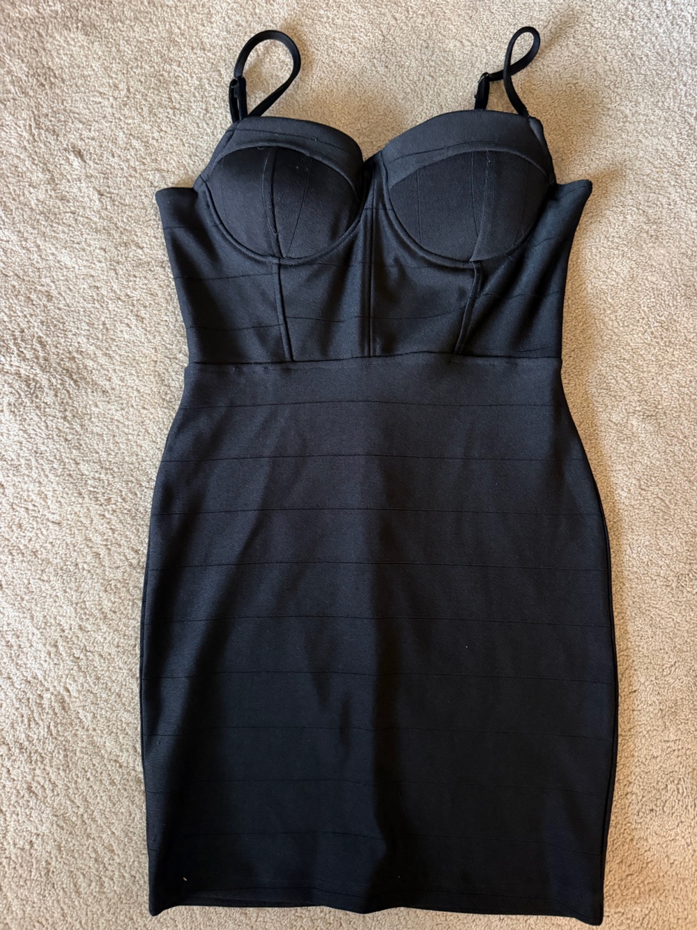 Black Girls' One-Piece Dress - Classic Bodycon